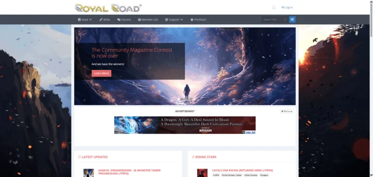 Royal Road是什么网站？国内怎么访问？官网进入注册登录免费小说阅读指南